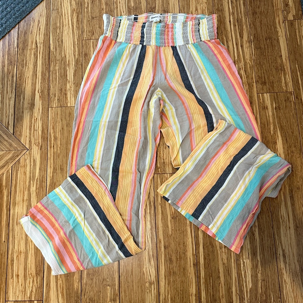 O’Neill Johnny striped pant, size medium, girls